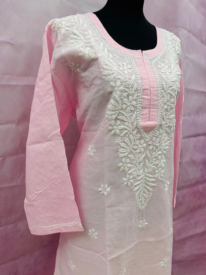 Plus-Size Soft Mulmul Long Kurti