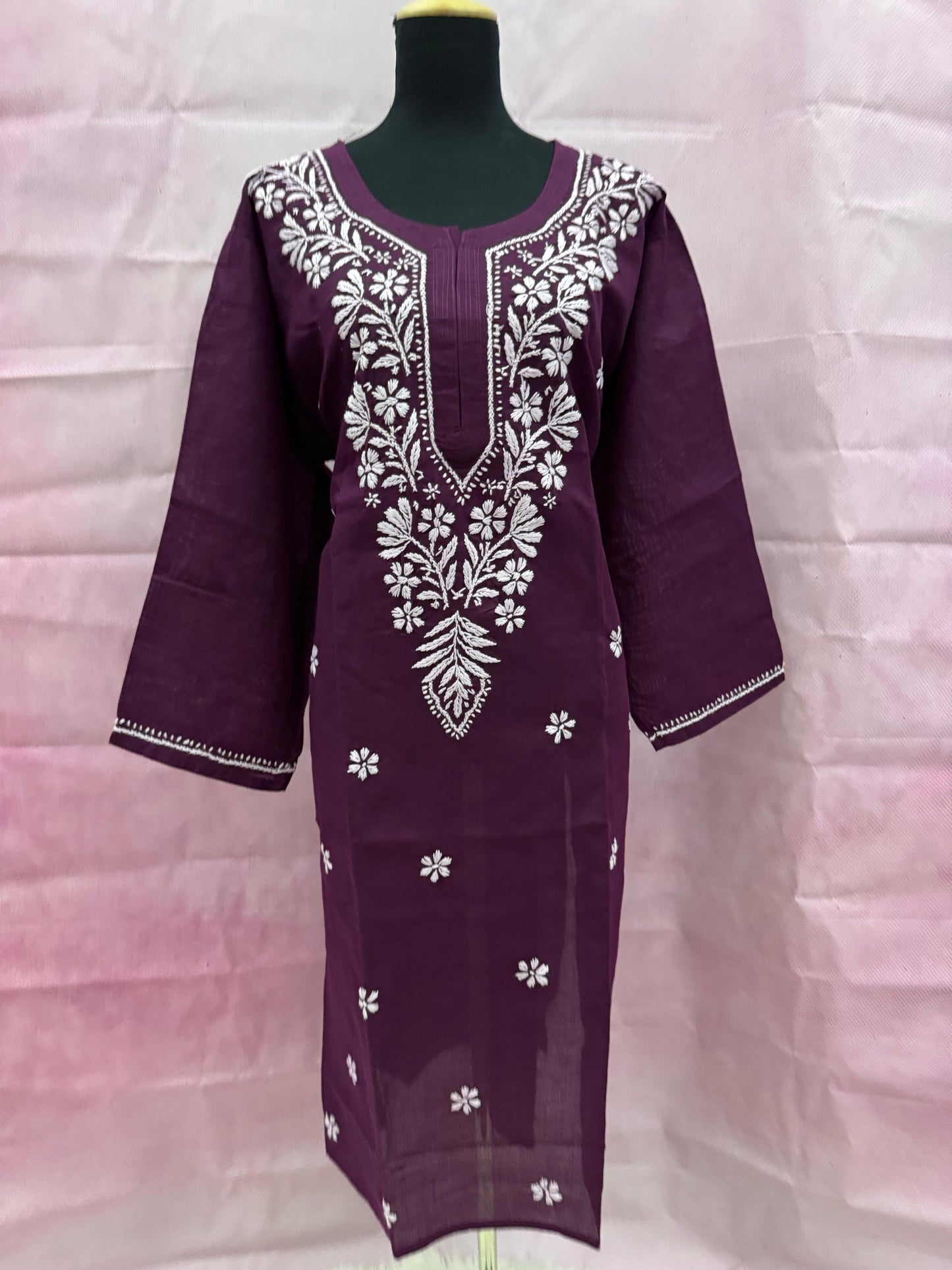 Plus-Size Soft Mulmul Long Kurti