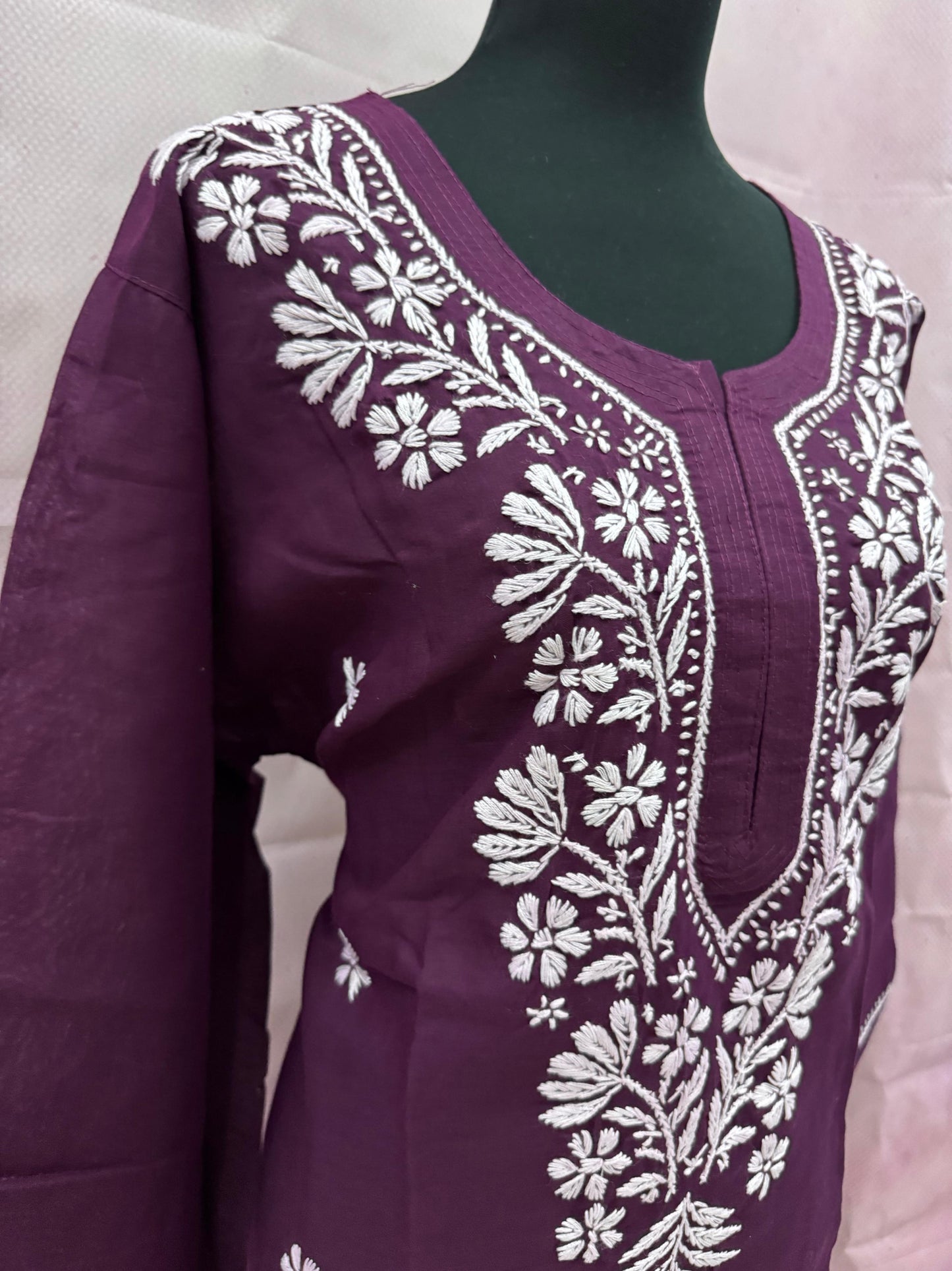 Plus-Size Soft Mulmul Long Kurti