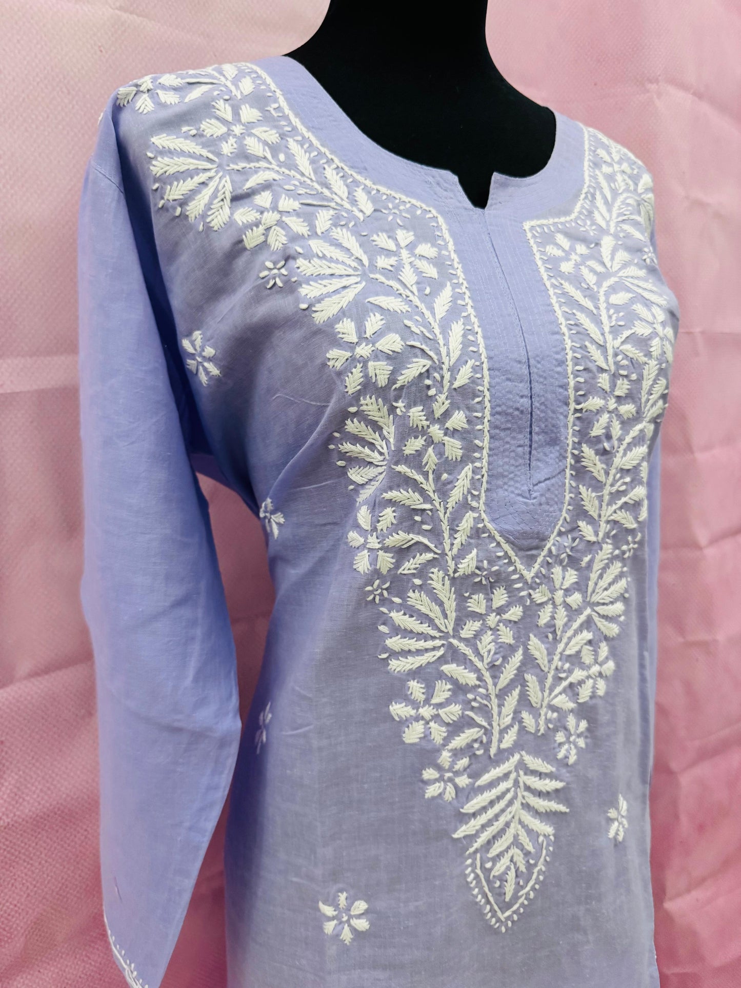 Plus-Size Soft Mulmul Long Kurti