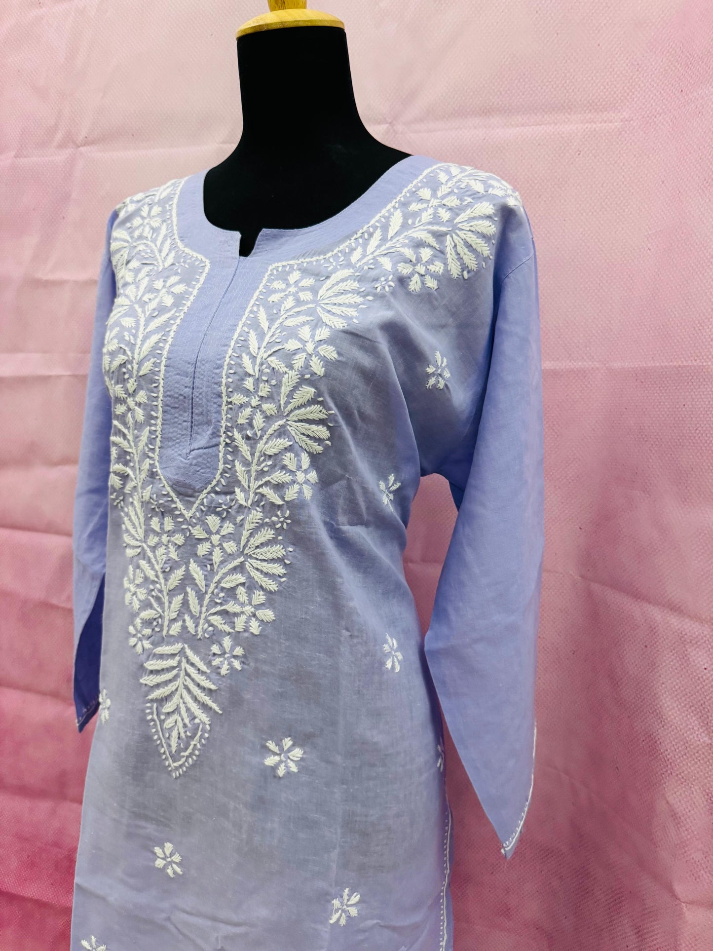 Plus-Size Soft Mulmul Long Kurti