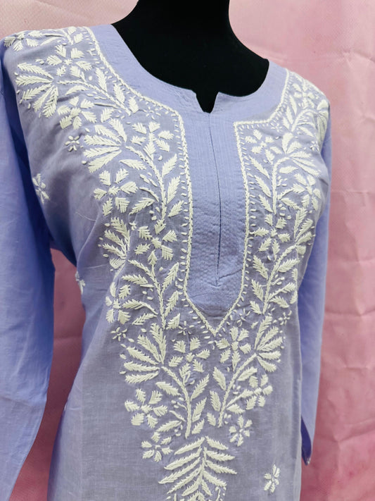 Plus-Size Soft Mulmul Long Kurti