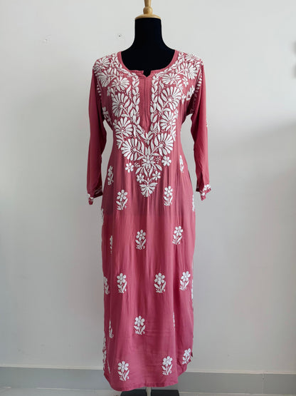 Handmade Chikankari Mulmul Cotton 2pc Suit & Plazzo